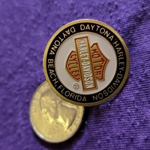 Harley Davidson modern day vest pin Daytona beach